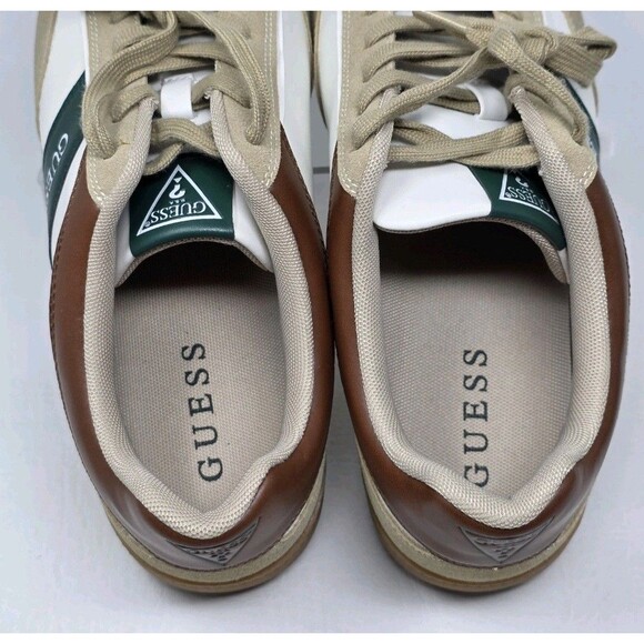 New Guess Lace Up Low Top Fashion Sneakers Multicolor GMBURHAN-M Mens Size 11.5 main image 5
